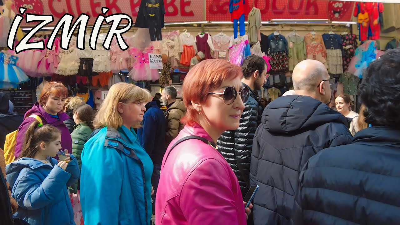 Izmir, तुर्किये | पैदल यात्रा 4K | 10 मार्च 2024