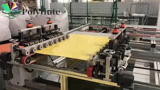 Edge sealing process of corrugated plastic layer pads