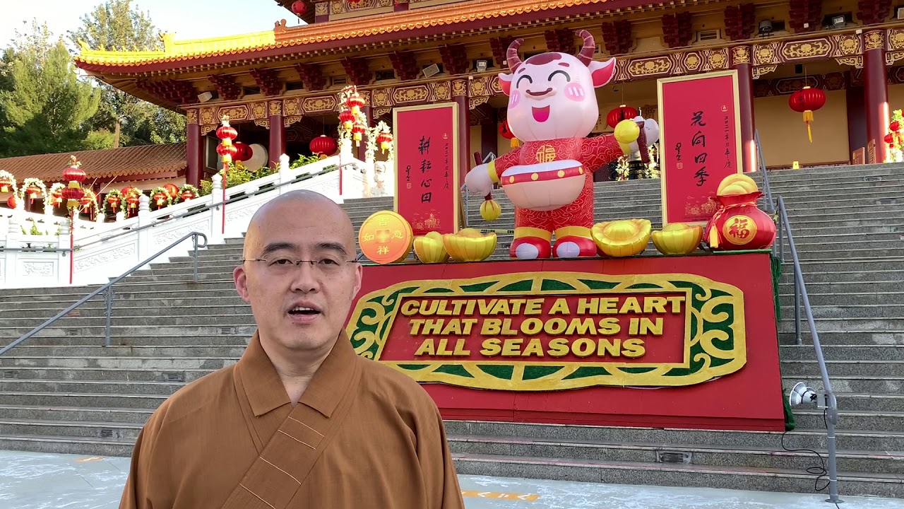 Chinese New Year Talk by Venerable Hui Dong, Abbot of Fo Guang Shan Hsi Lai Temple