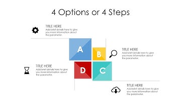 4 Options Design for Project Manager | Animated SWOT PowerPoint Slide Design | FREE Download List