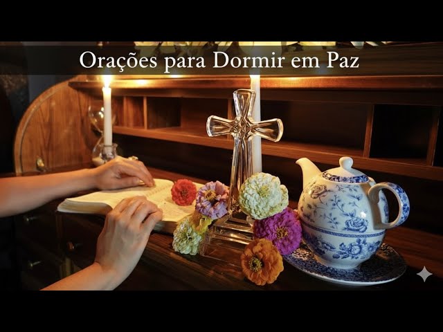 ASMR Orações pra Dormir em Paz e Salmo 23 #vozsuave #chuva