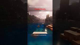 Which shader is the victor? #minecraft #gaming #minecraftshorts #memes #viral