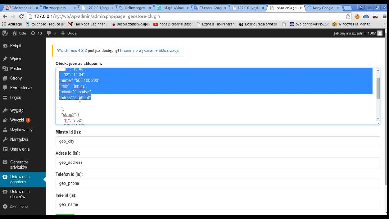 geostore plugin wordpress - YouTube