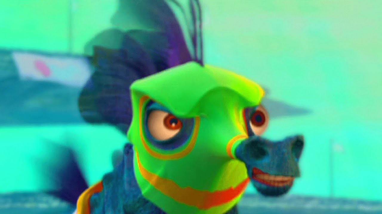 Shark tale lucky day scene short version YouTube