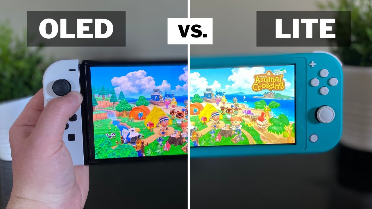 Animal Crossing Nintendo Switch OLED vs. Lite - YouTube