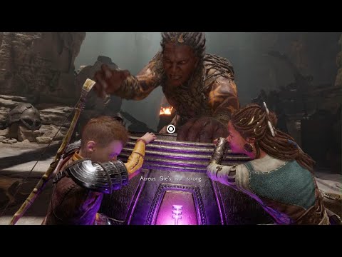 God of War Ragnarök Atreus vs Grýla (PS5)