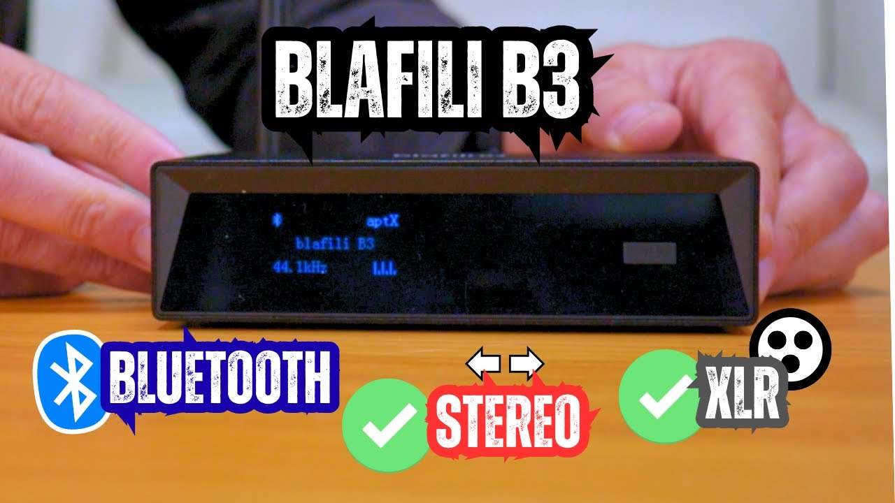 Стерео XLR Bluetooth-ресивер - Blafili B3