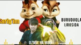 #UZmir Va #Mira   Sarig’im Burunduqlar Ijrosida MusicУЗмир Ва Мира Сариғим #UZmirRemix