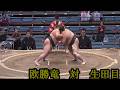 欧勝竜 対 生田目 大相撲大阪場所11日目