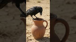 The Thirsty Crow💧#ThirstyCrow #ThirstyCrowStory #MoralStory #KidsStory #nurseryrhymes #kidslearning