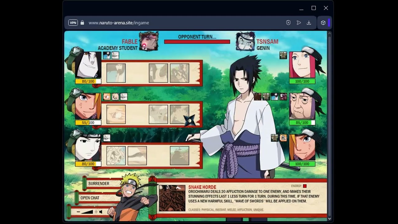 Naruto-Arena Classic | Streak Team P.6