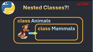 py7@8 Python Nested Classes Explained Animals & Mammals Example