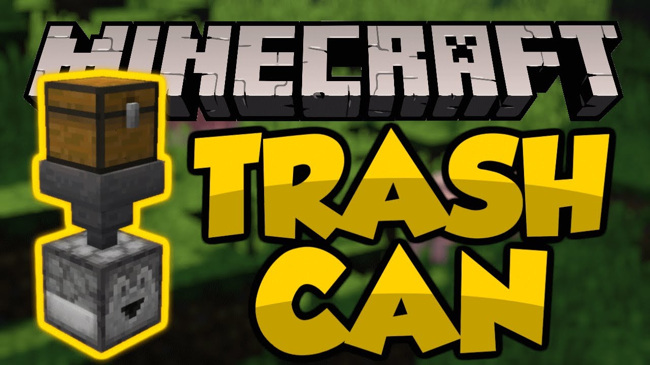 How to make an automatic trash can in Minecraft | 1.19 [Read