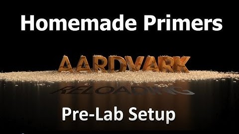 Homemade Primers Series - Part 6 EPH 20 Lab Setup
