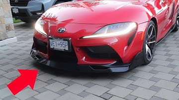 Installing a Front Lip On My A90 Supra
