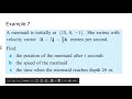 IB Math AA HL Ch 13C Constant Velocity Problems
