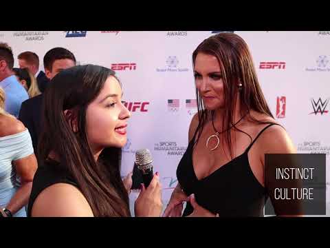 Interview with Stephanie McMahon at Sports Humanitarian Awards