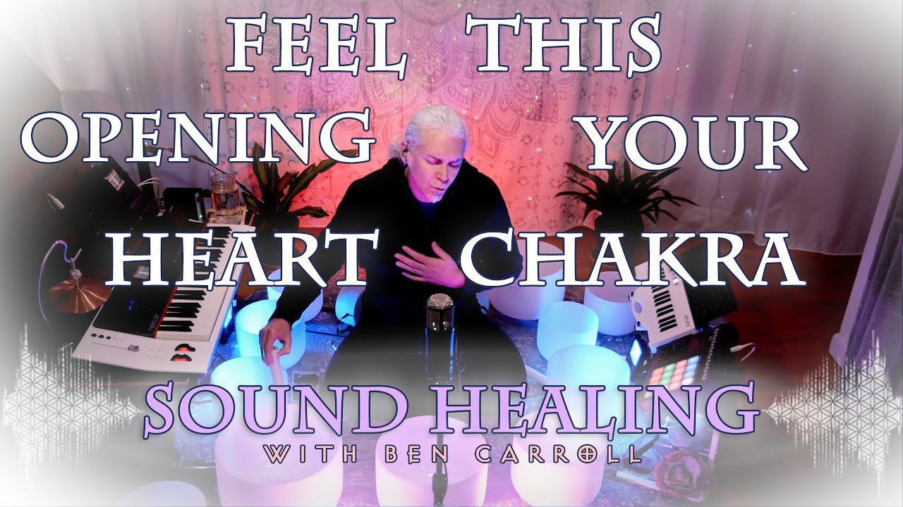 Feel this opeing your Heart Chakra 💚 Potent Singing Bowls, Binaural Beats, & Angelic Voice 