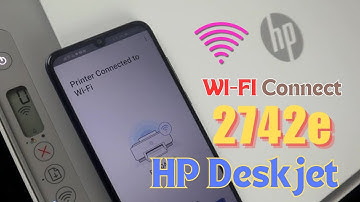 How to Connect HP Deskjet 2742e to WiFi || #123hp