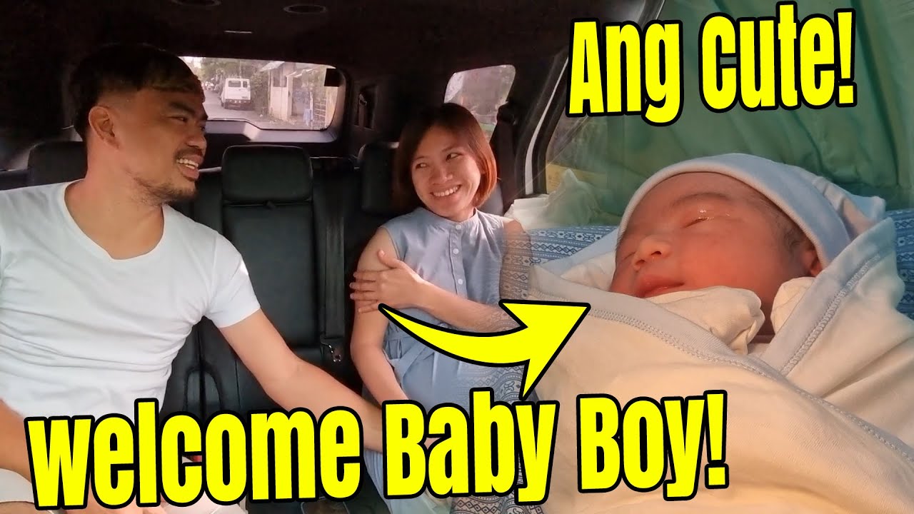 Ang CUTE Niya! Baby Boy! Congrats Nanay Jac At Tatay Ram! YouTube