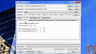 How to encode \/ convert videos using x265 GUI