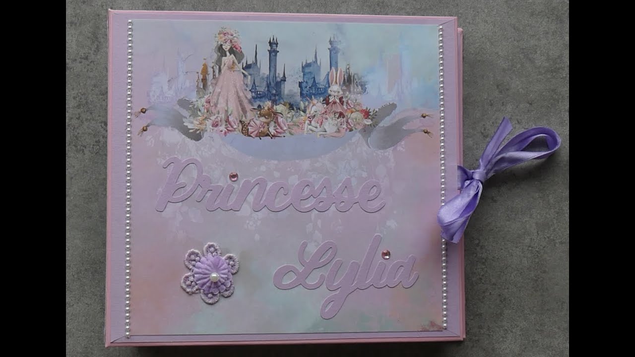 Album naissance fille - 1 bloc 20x20 Princesse Adventures Craft O'Clock - Présentation