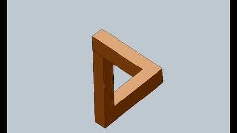 Using Solidworks to create an impossible object