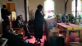 Kenneth Faison Celebrating Of Life Pastor Evelena Oliver Message