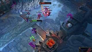 [8.1 PBE] Reviving from Aatrox passive cleanses vessel + E visual bug