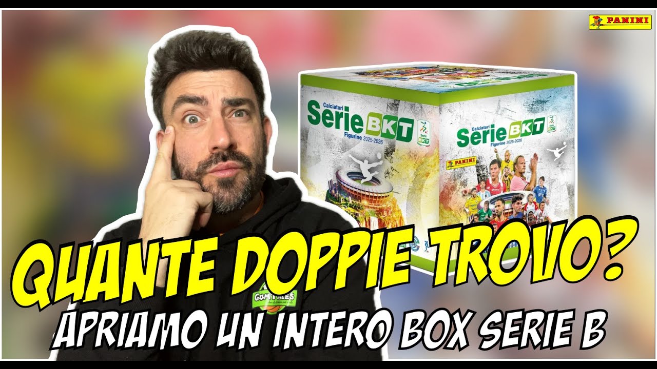 Ho aperto un INTERO BOX da 36 bustine di SERIE B Panini: 180 figurine ...
