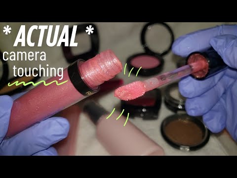ASMR Doing your Makeup | Actual Camera Touching ASMR - YouTube