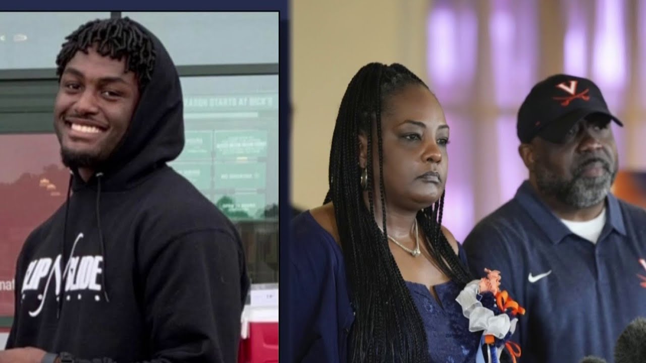 Parents of slain UVA football player push for change - YouTube