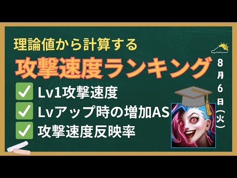 【LOL】全チャンピオン攻撃速度ランキング(理論解説付き) hqdefault