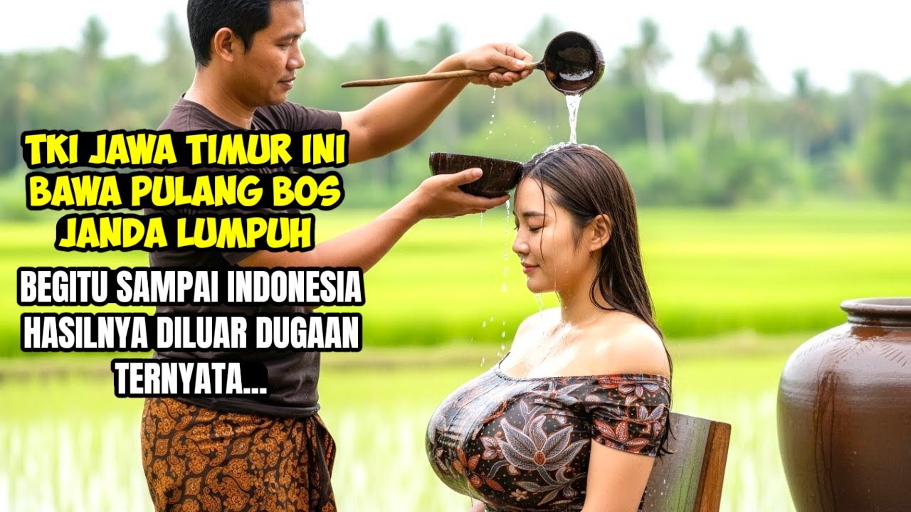 KISAH NYATA TKI INDONESIA BAWA BOS LUMPUH KE DESA, AKHIRNYA BERJALAN LAGI DAN MENIKAH