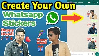 HOW TO MAKE YOUR OWN WHATSAPP STICKERS EASY METHOD| PERSONAL STICKERS FOR WHATSAPP IN HINDI 2018 screenshot 2