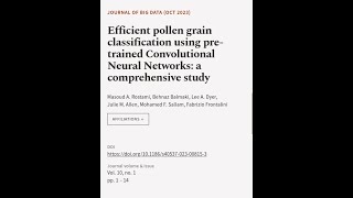 Famous Efficient pollen grain classification using pre-trained Convolutional Neural Networks... | RTCL.TV Net Worth