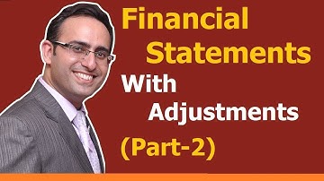 Financial Statements with Adjustments-(Part-2)