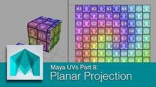 DART 104 Intro To Maya: UVs Part 8 Planar Projections