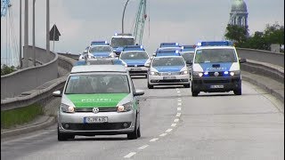 40 Streifenwagen Polizei Brandenburg / Sachsen / Bayern / Hamburg