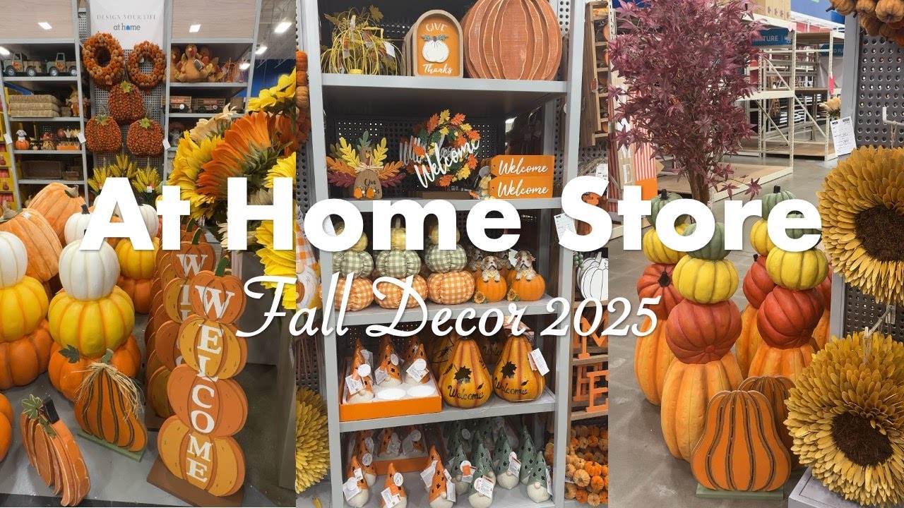 AT HOME STORE FALL DECOR 2025 | SHOP WITH ME