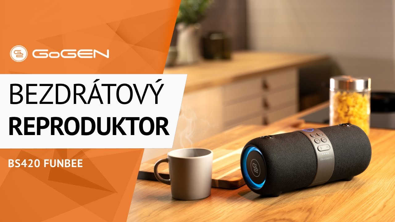 Recenze GoGEN přenosný reproduktor Funbee BS 420B