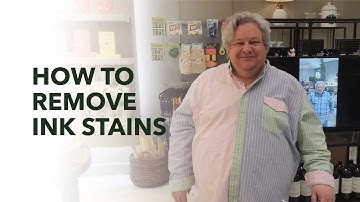 How To Remove Ink Stains | Learn From The Laundry Expert Patric Richardson
