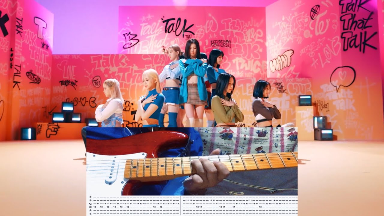 TWICE 'Talk That Talk' Guitar Solo with Tabs