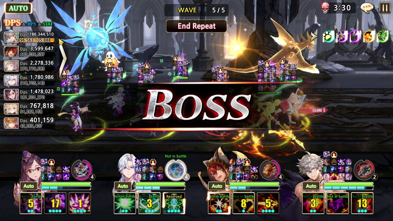 [King's Raid] Ascalon Stage 8 Full Auto / Chase