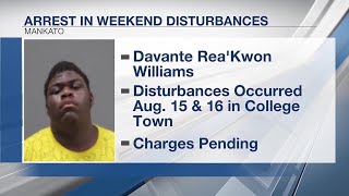 Mankato police arrest one following assault in College Town last week