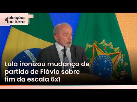 Lula says Flávio Bolsonaro's PL decided to support the end of the 6x1 work schedule after 'public...