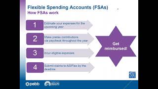 PEBB Flexible Spending Accounts (FSAs) and Commuter Accounts Webinar - 10/2024