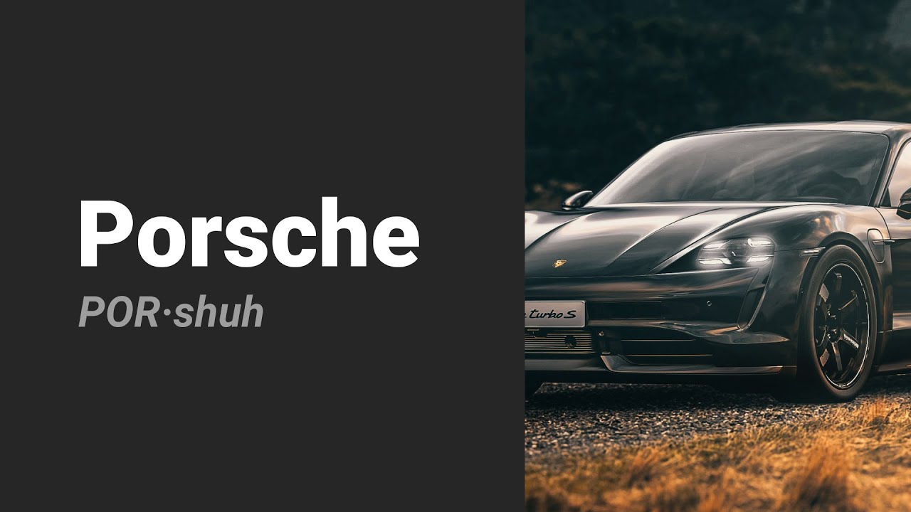 How To Pronounce Porsche? YouTube