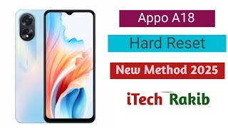 Hard reset Oppo A18/A38/A58 Remove Screen Lock Pattern/Pin/Password/Facelock