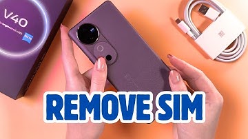 Vivo V40 Tutorial: Easy SIM Card Removal Guide